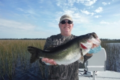 10 Pound Bass caught October 28, 2017 less than a mile from Trails End Fishing Resort
