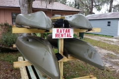 We rent Kayaks at Trails End